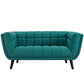 Modway Bestow 2 Piece Upholstered Fabric Sofa and Loveseat Set | Loveseats | Modishstore-8