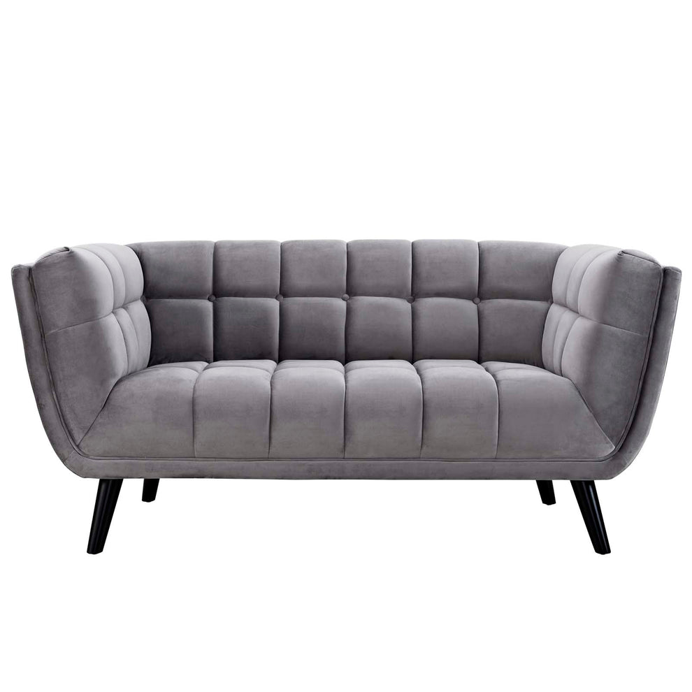 Modway Bestow 3 Piece Performance Velvet Sofa Loveseat and Armchair Set - EEI-2978 | Sofa Set | Modishstore - 19