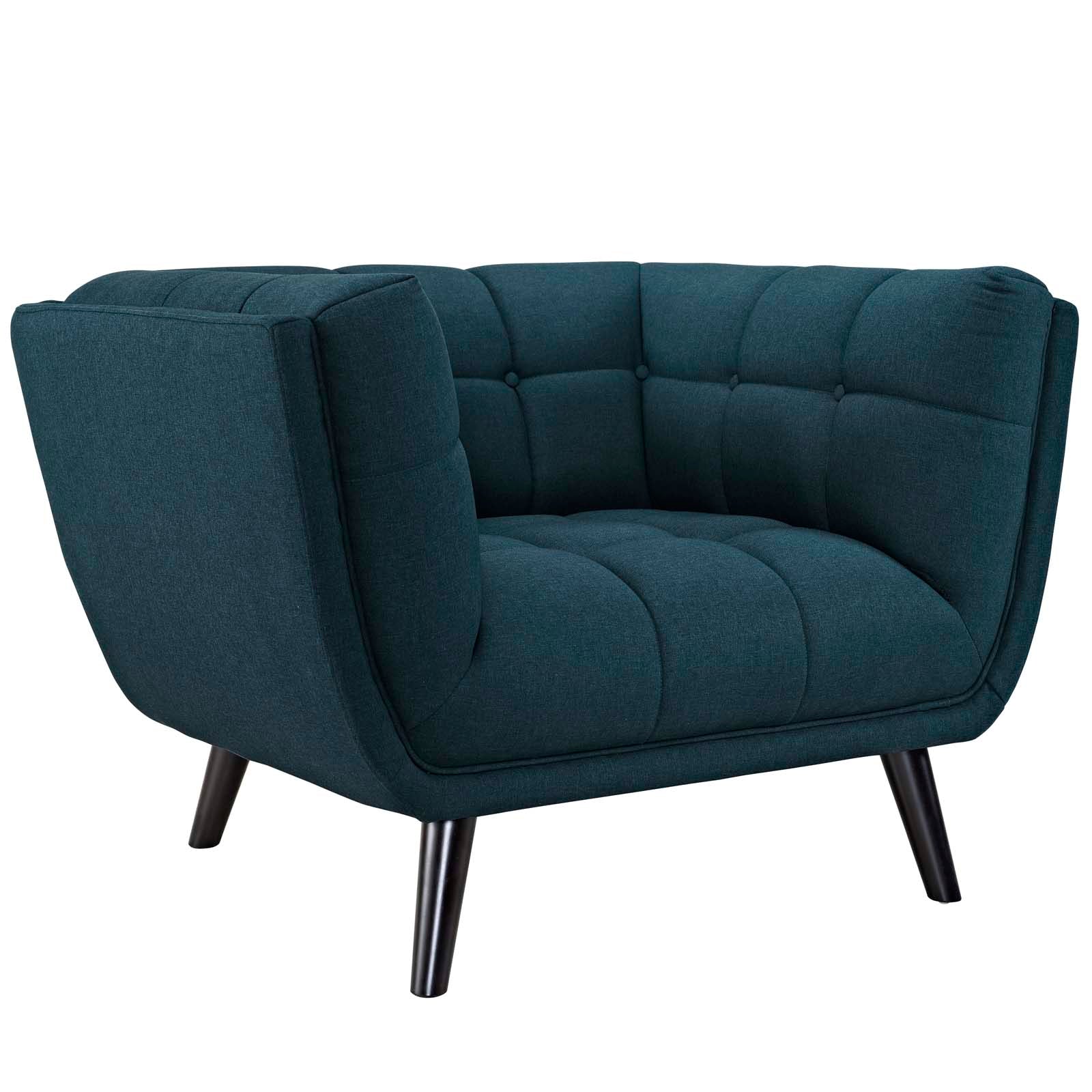Modway Bestow 2 Piece Upholstered Fabric Armchair Set | Armchairs | Modishstore-4