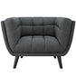 Modway Bestow 2 Piece Upholstered Fabric Armchair Set | Armchairs | Modishstore-6