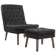 Modway Modify Upholstered Lounge Chair and Ottoman | Lounge Chairs | Modishstore-17