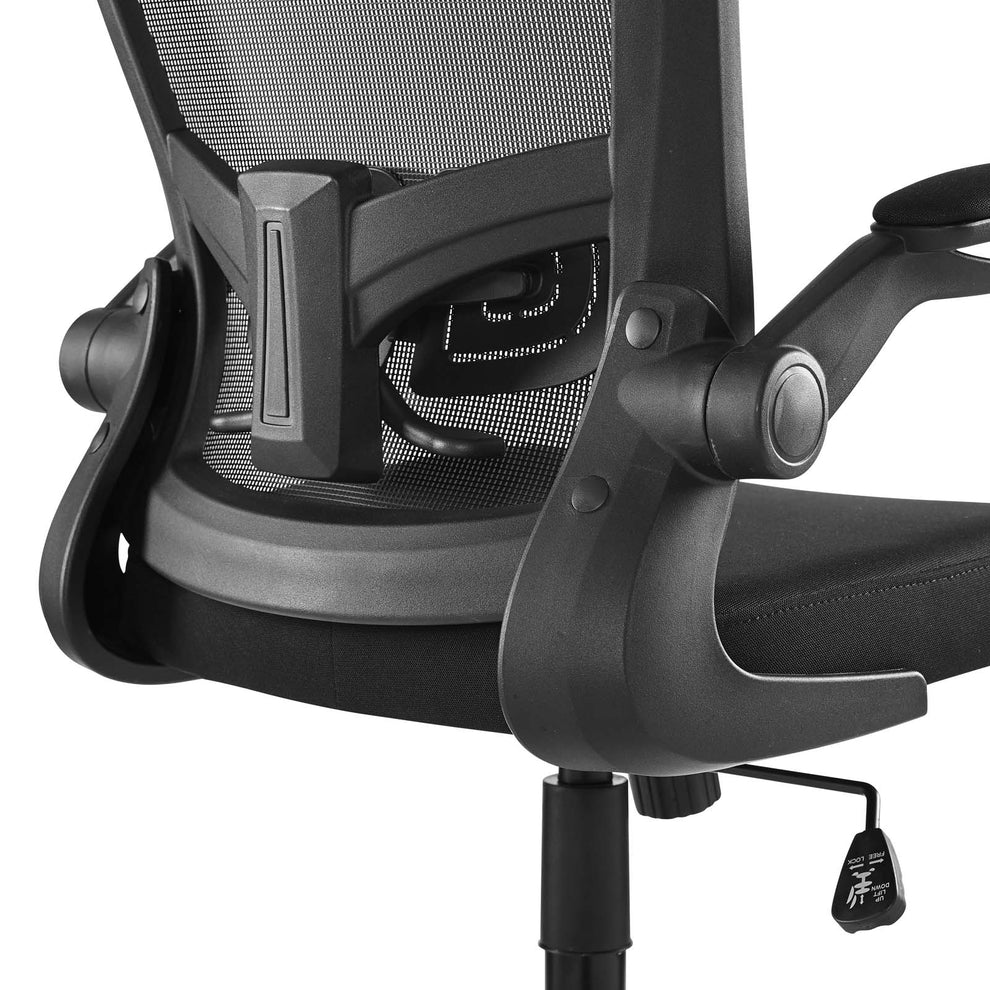Modway Exceed Mesh Office Chair Black - EEI-2992 | Office Chairs | Modishstore - 5