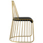 Modway Rivulet Gold Stainless Steel Upholstered Velvet Dining Chair | Dining Chairs | Modishstore-6