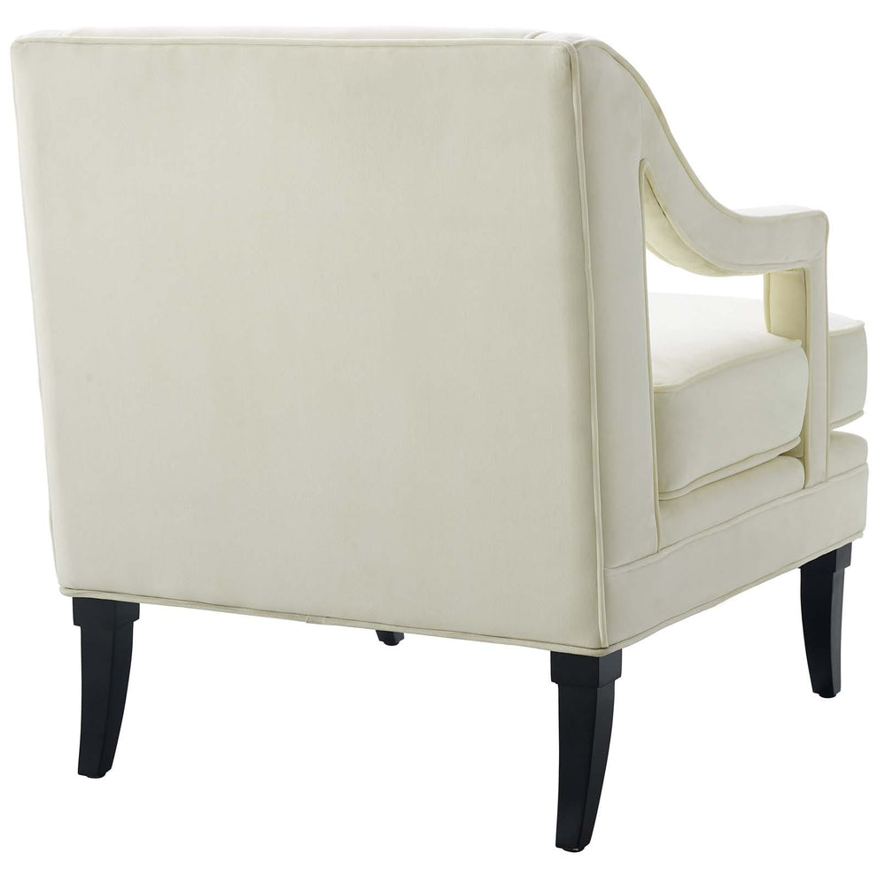 Modway Concur Button Tufted Upholstered Velvet Armchair - EEI-2996 | Armchairs | Modishstore - 13