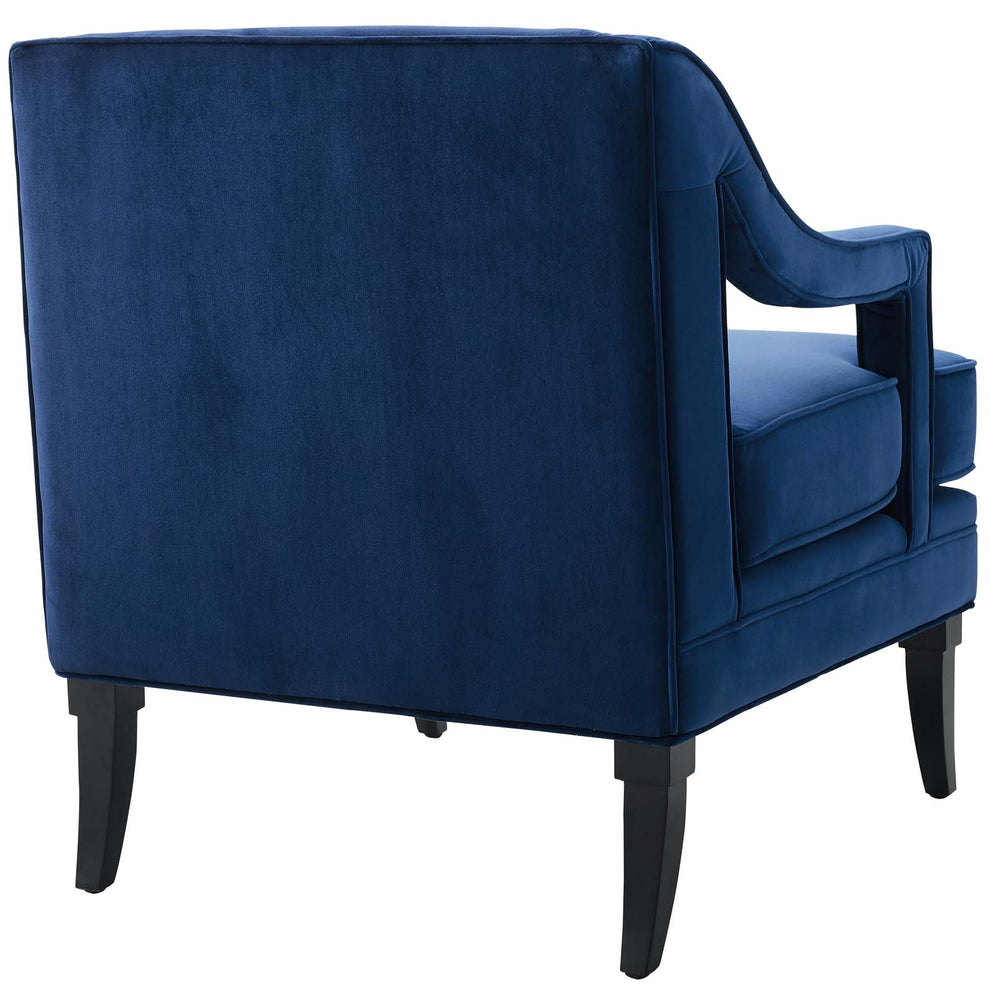 Modway Concur Button Tufted Upholstered Velvet Armchair - EEI-2996 | Armchairs | Modishstore - 16