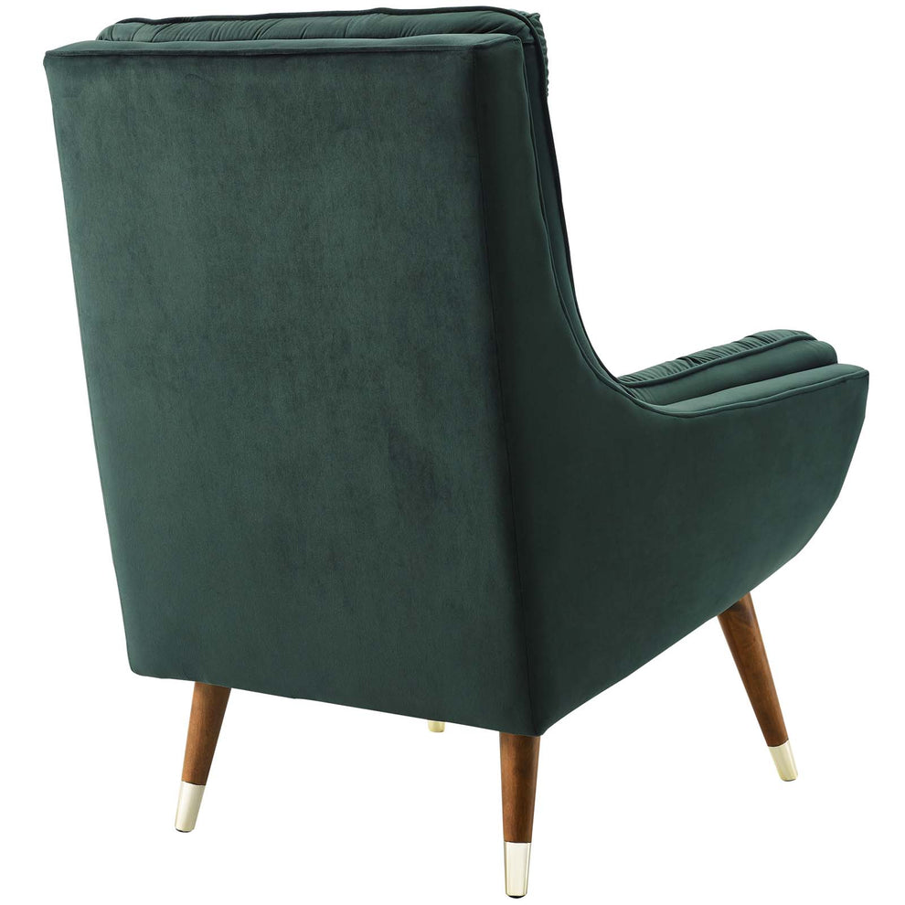 Modway Suggest Button Tufted Upholstered Velvet Lounge Chair - EEI-3001 | Lounge Chairs | Modishstore - 23