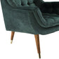 Modway Suggest Button Tufted Upholstered Velvet Lounge Chair | Lounge Chairs | Modishstore-26