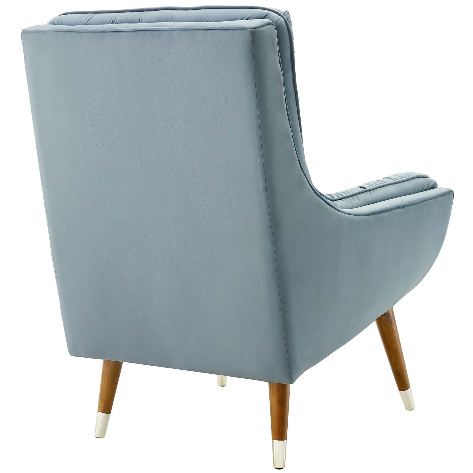 Modway Suggest Button Tufted Upholstered Velvet Lounge Chair | Lounge Chairs | Modishstore-41