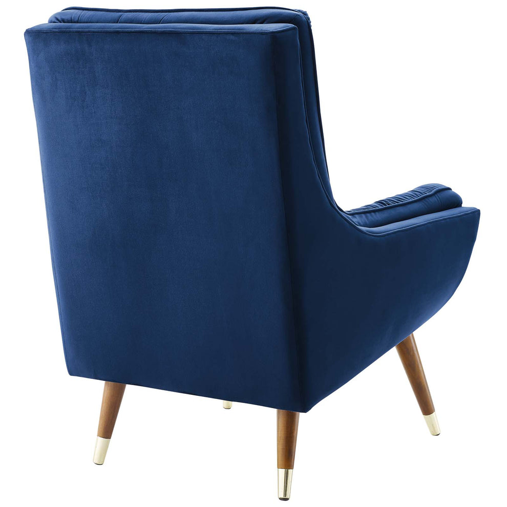 Modway Suggest Button Tufted Upholstered Velvet Lounge Chair - EEI-3001 | Lounge Chairs | Modishstore - 48