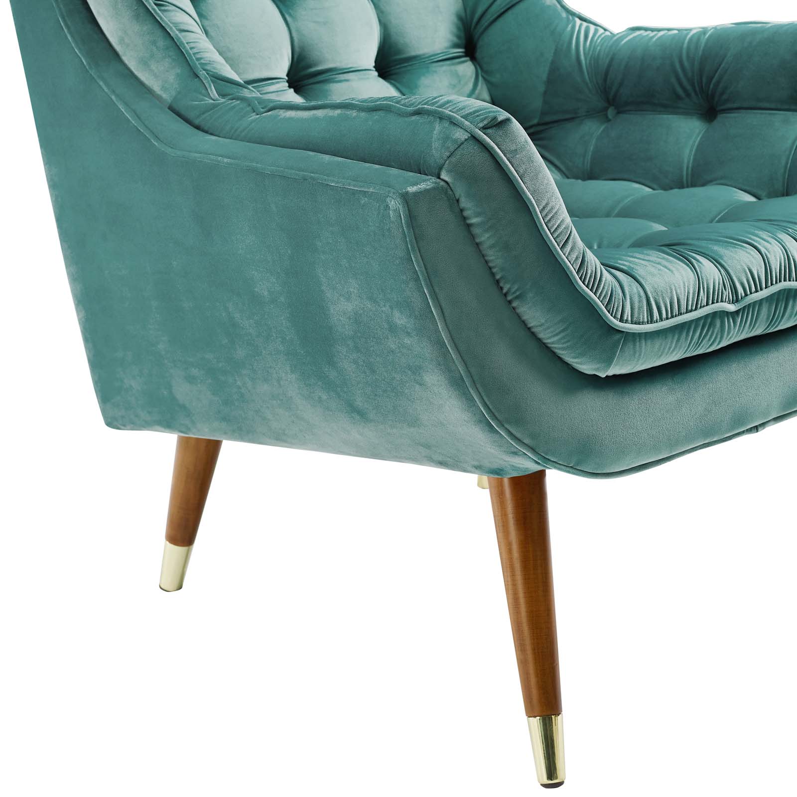 Modway Suggest Button Tufted Upholstered Velvet Lounge Chair | Lounge Chairs | Modishstore-55