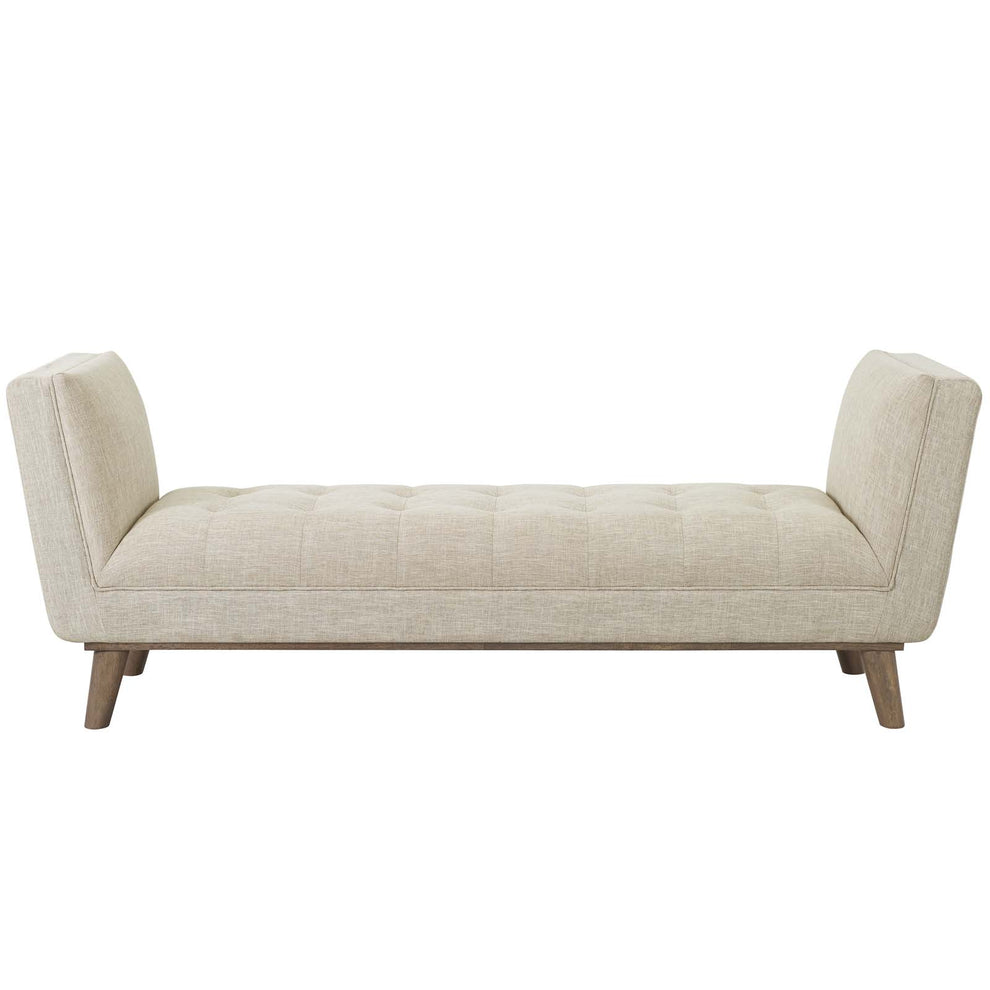 Modway Haven Tufted Button Upholstered Fabric Accent Bench - EEI-3002 | Benches | Modishstore - 4