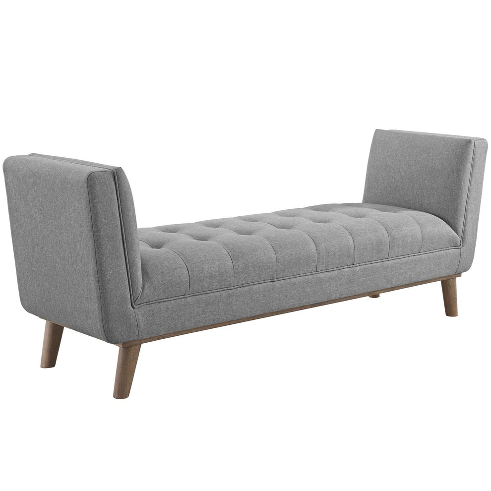Modway Haven Tufted Button Upholstered Fabric Accent Bench - EEI-3002 | Benches | Modishstore - 18