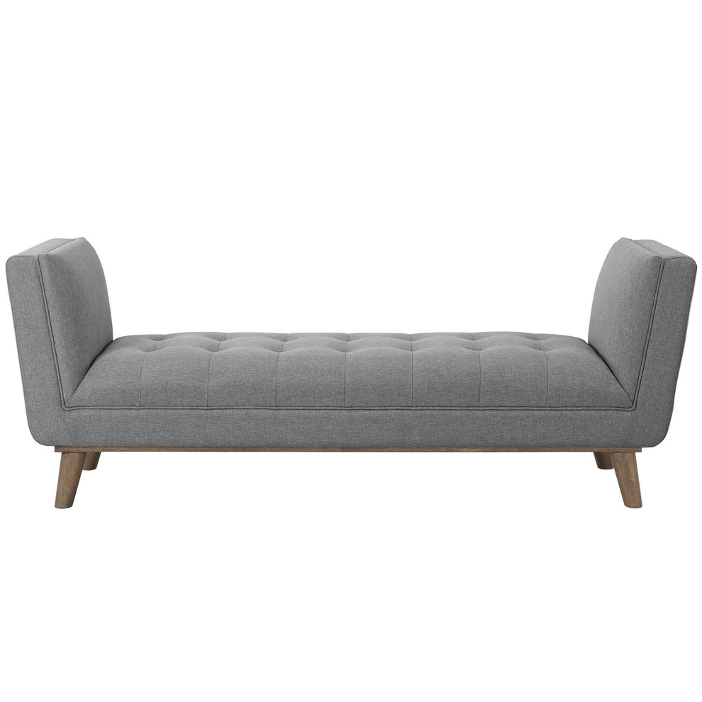 Modway Haven Tufted Button Upholstered Fabric Accent Bench - EEI-3002 | Benches | Modishstore - 16
