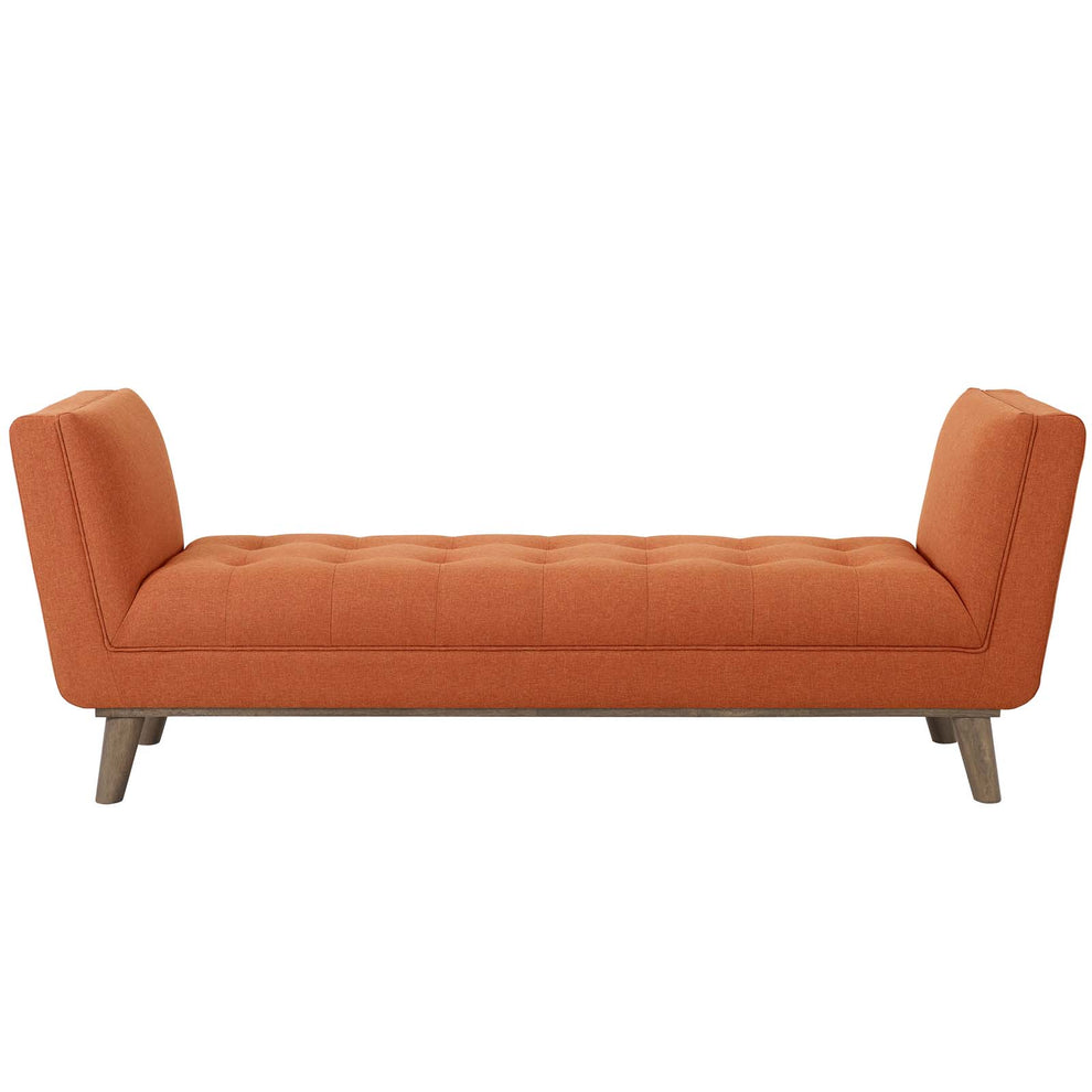 Modway Haven Tufted Button Upholstered Fabric Accent Bench - EEI-3002 | Benches | Modishstore - 25
