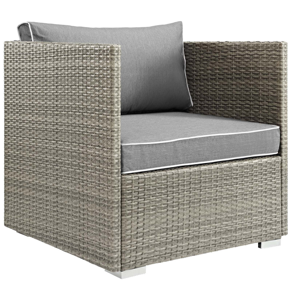Repose 6 Piece Outdoor Patio Sectional Set By Modway - EEI-3014 | Outdoor Sofas, Loveseats & Sectionals | Modishstore - 16