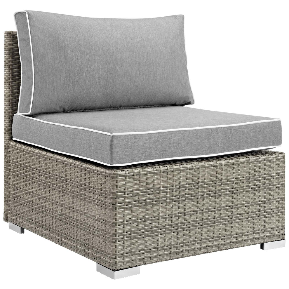 Repose 6 Piece Outdoor Patio Sectional Set By Modway - EEI-3014 | Outdoor Sofas, Loveseats & Sectionals | Modishstore - 17