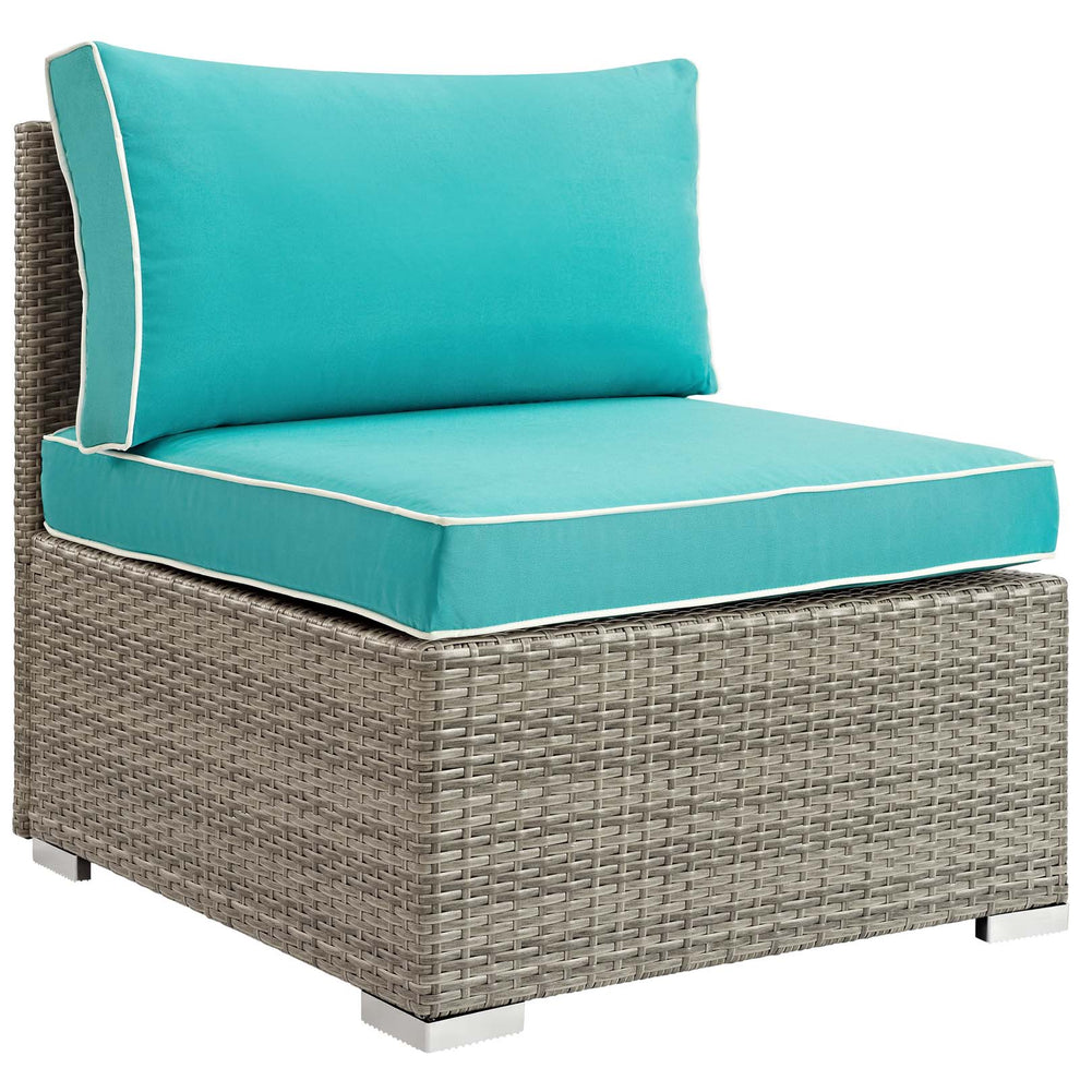Modway Repose 6 Piece Outdoor Patio Sectional Set - EEI-3016 | Outdoor Sofas, Loveseats & Sectionals | Modishstore - 20