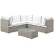 Modway Repose 6 Piece Outdoor Patio Sectional Set | Outdoor Sofas, Loveseats & Sectionals | Modishstore-23