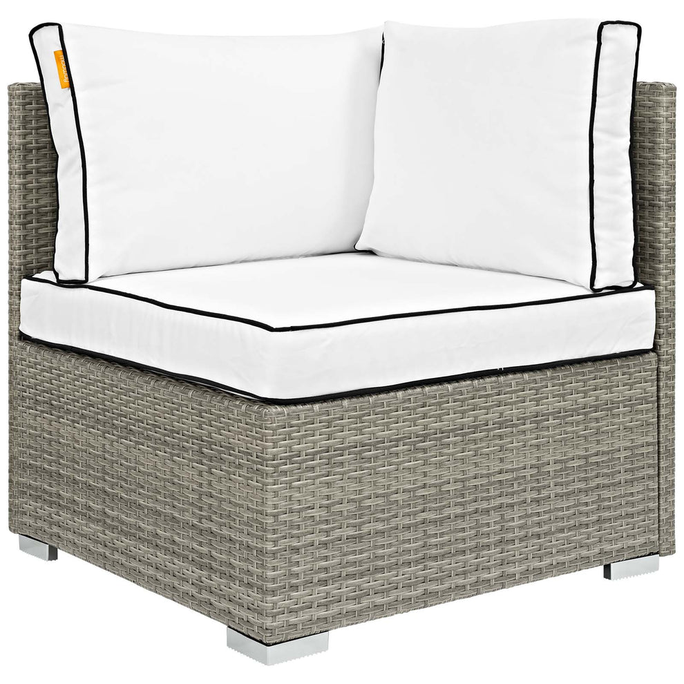 Modway Repose 6 Piece Outdoor Patio Sectional Set - EEI-3016 | Outdoor Sofas, Loveseats & Sectionals | Modishstore - 25