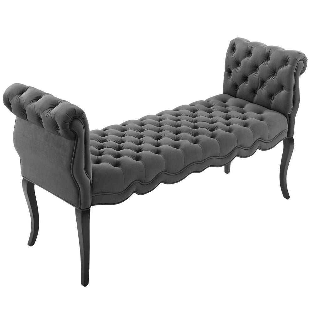 Modway Adelia Chesterfield Style Button Tufted Performance Velvet Bench - EEI-3018 | Benches | Modishstore - 3