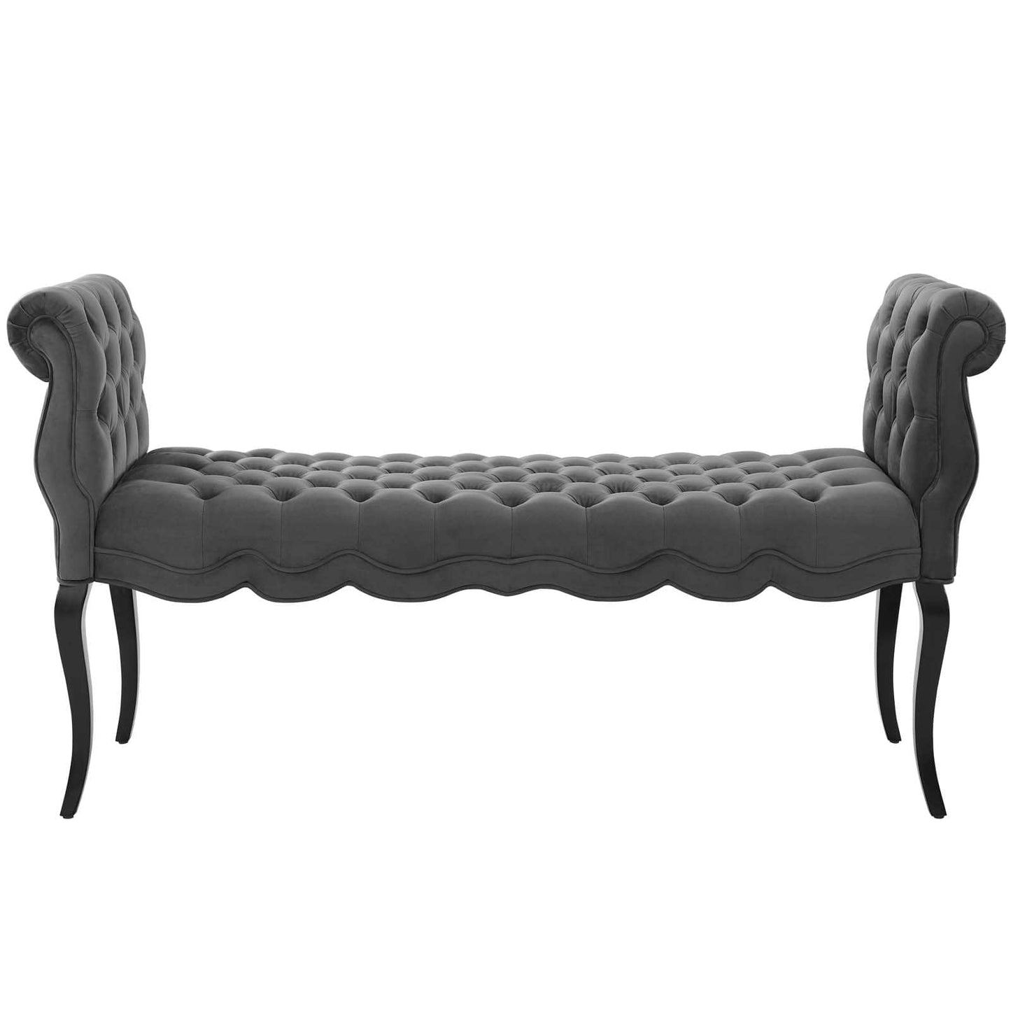 Modway Adelia Chesterfield Style Button Tufted Performance Velvet Bench | Stools & Benches | Modishstore-5