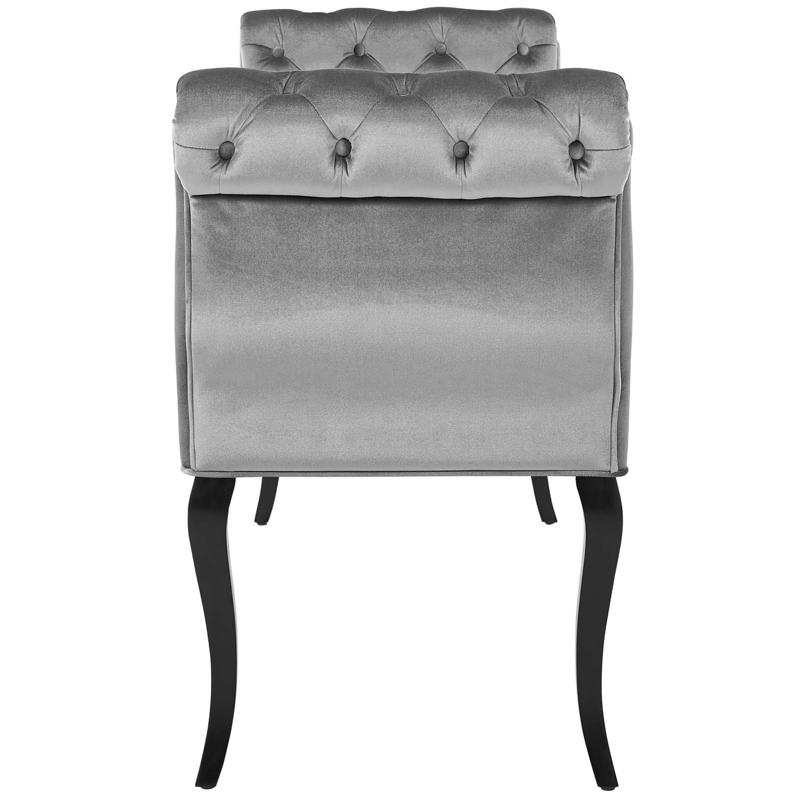 Modway Adelia Chesterfield Style Button Tufted Performance Velvet Bench | Stools & Benches | Modishstore-12