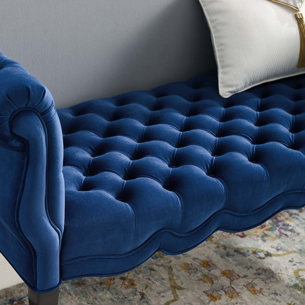 Modway Adelia Chesterfield Style Button Tufted Performance Velvet Bench - EEI-3018 | Benches | Modishstore - 16
