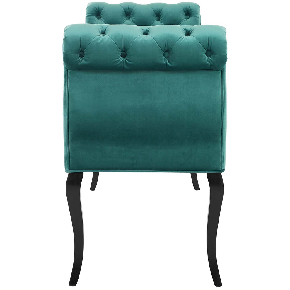 Modway Adelia Chesterfield Style Button Tufted Performance Velvet Bench - EEI-3018 | Benches | Modishstore - 25
