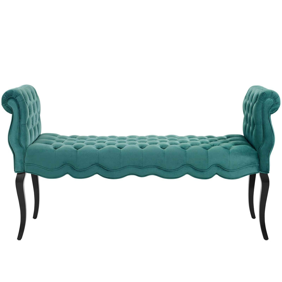 Modway Adelia Chesterfield Style Button Tufted Performance Velvet Bench - EEI-3018 | Benches | Modishstore - 26