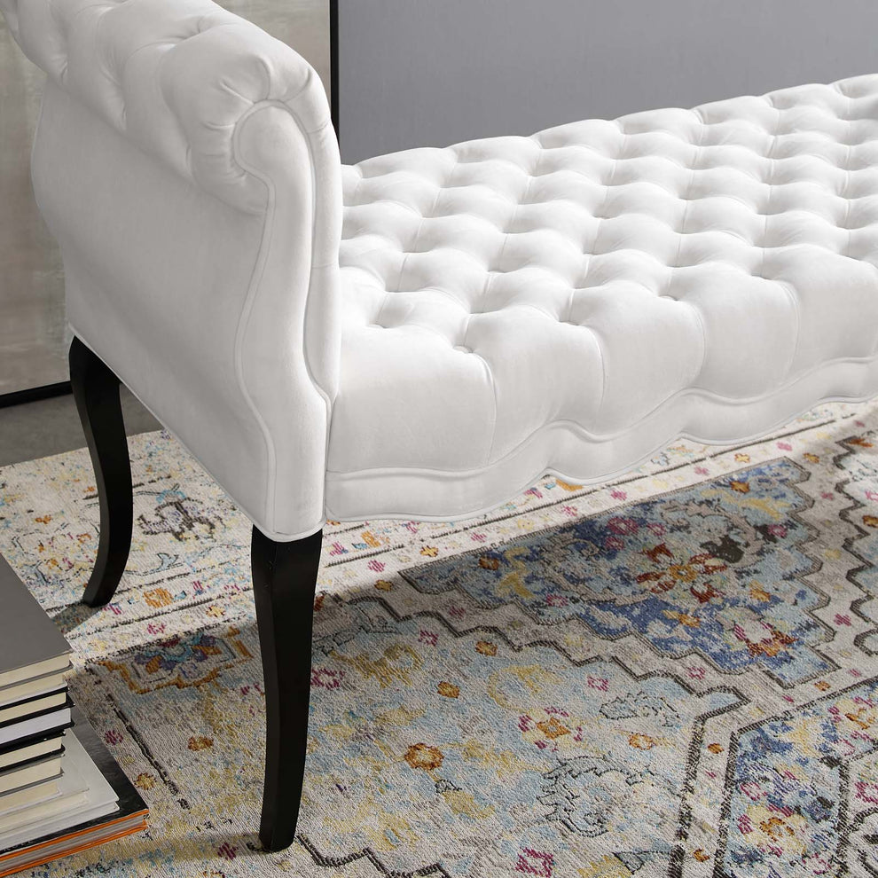 Modway Adelia Chesterfield Style Button Tufted Performance Velvet Bench - EEI-3018 | Benches | Modishstore - 31