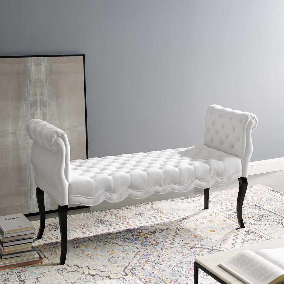 Modway Adelia Chesterfield Style Button Tufted Performance Velvet Bench - EEI-3018 | Benches | Modishstore - 27