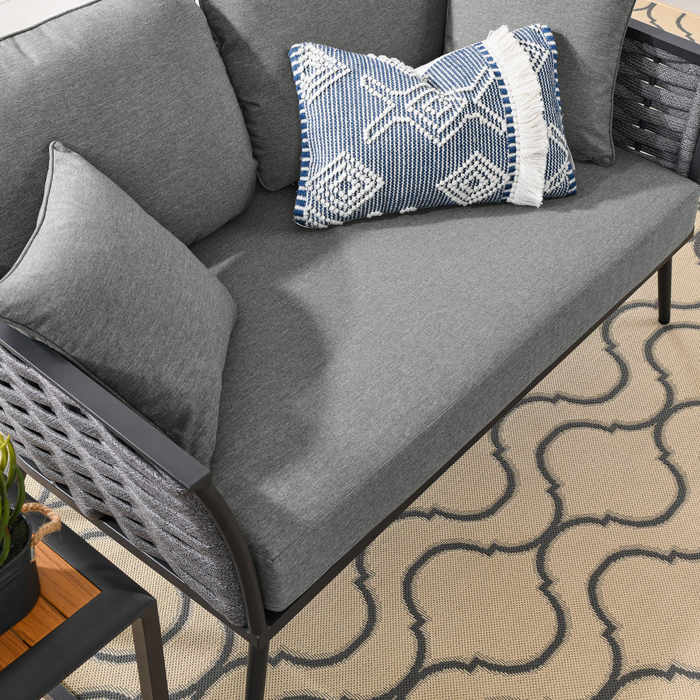 Modway Stance Outdoor Patio Aluminum Loveseat - EEI-3019 | Outdoor Sofas, Loveseats & Sectionals | Modishstore - 22