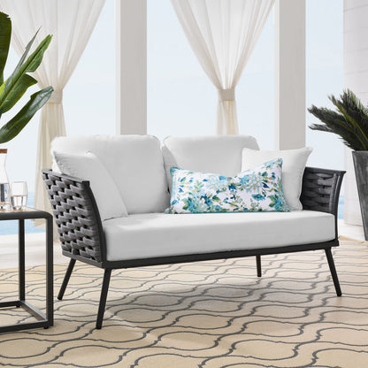 Modway Stance Outdoor Patio Aluminum Loveseat - EEI-3019 | Outdoor Sofas, Loveseats & Sectionals | Modishstore - 11