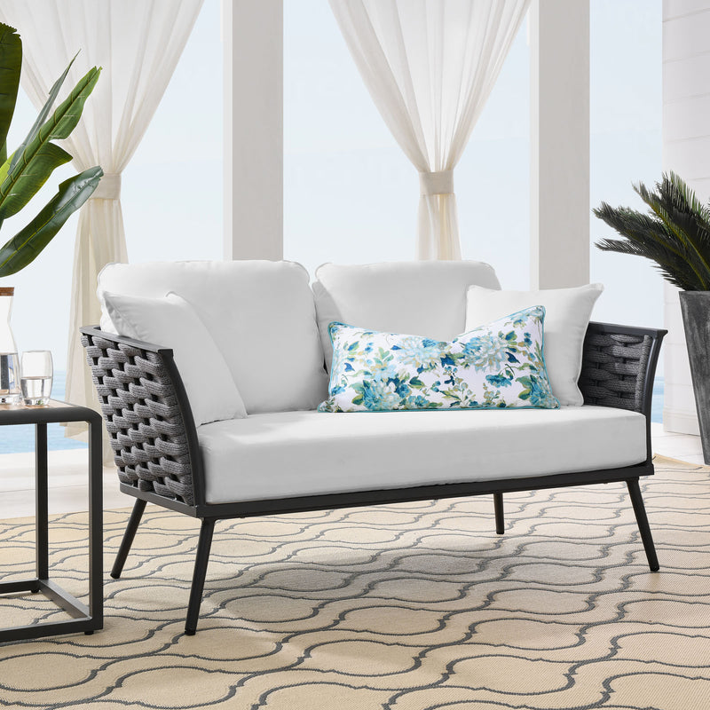Modway Stance Outdoor Patio Aluminum Loveseat - EEI-3019 | Outdoor Sofas, Loveseats & Sectionals | Modishstore - 11
