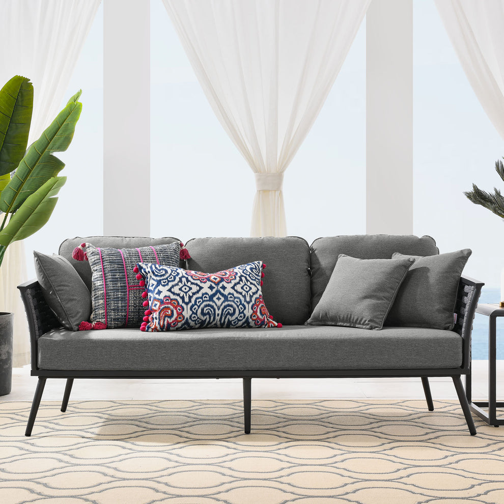Modway Stance Outdoor Patio Aluminum Sofa - EEI-3020 | Outdoor Sofas, Loveseats & Sectionals | Modishstore - 11