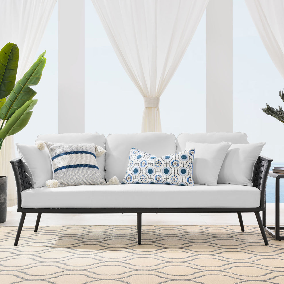 Modway Stance Outdoor Patio Aluminum Sofa - EEI-3020 | Outdoor Sofas, Loveseats & Sectionals | Modishstore - 17