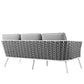 Modway Stance Outdoor Patio Aluminum Sofa | Outdoor Sofas, Loveseats & Sectionals | Modishstore-3