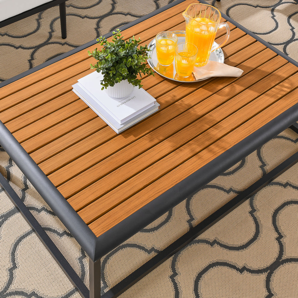 Modway Stance Outdoor Patio Aluminum Coffee Table - EEI-3021 | Outdoor Tables | Modishstore - 9