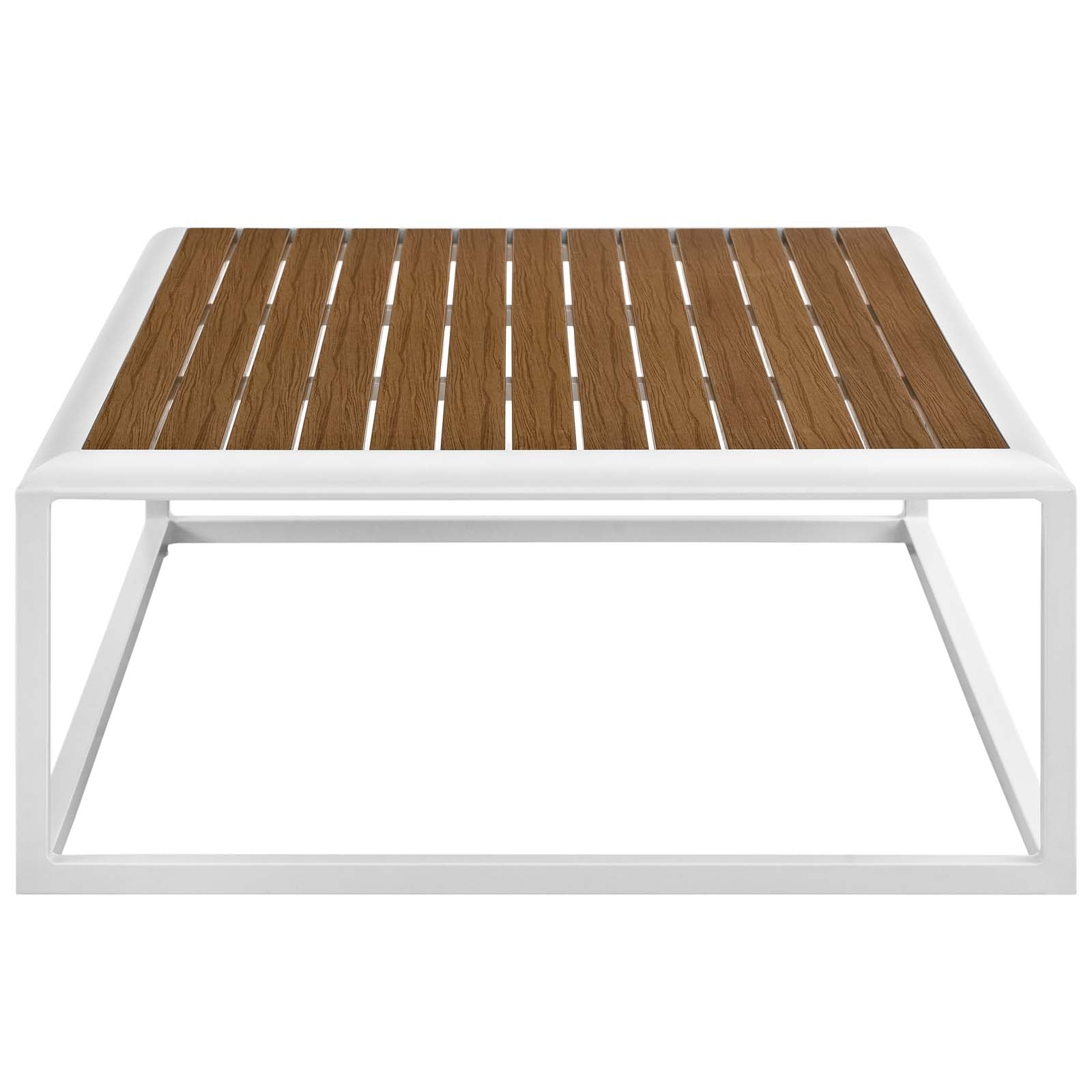 Modway Stance Outdoor Patio Aluminum Coffee Table | Coffee Tables | Modishstore-3
