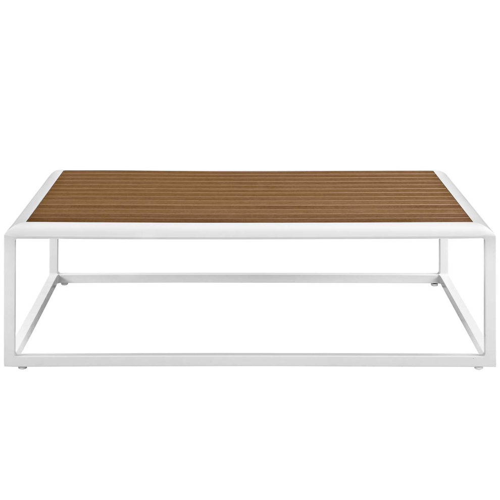 Modway Stance Outdoor Patio Aluminum Coffee Table - EEI-3021 | Outdoor Tables | Modishstore - 4
