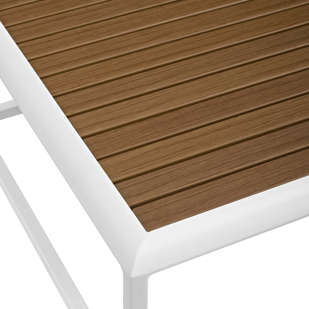 Modway Stance Outdoor Patio Aluminum Coffee Table - EEI-3021 | Outdoor Tables | Modishstore - 5