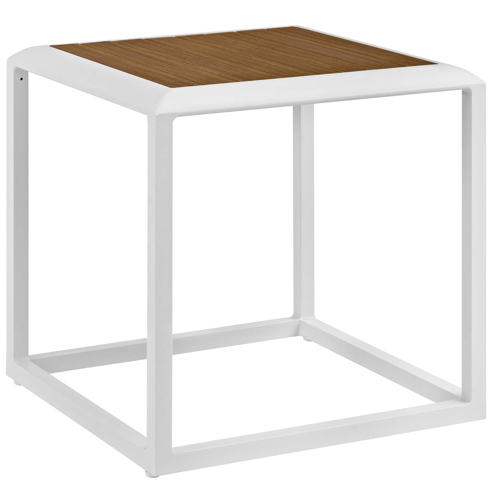 Modway Stance Outdoor Patio Aluminum Side Table | Side Tables | Modishstore-2