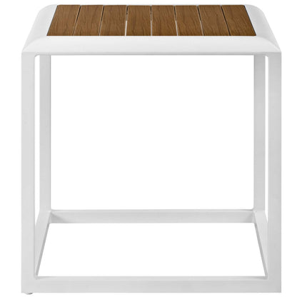 Modway Stance Outdoor Patio Aluminum Side Table | Side Tables | Modishstore-5