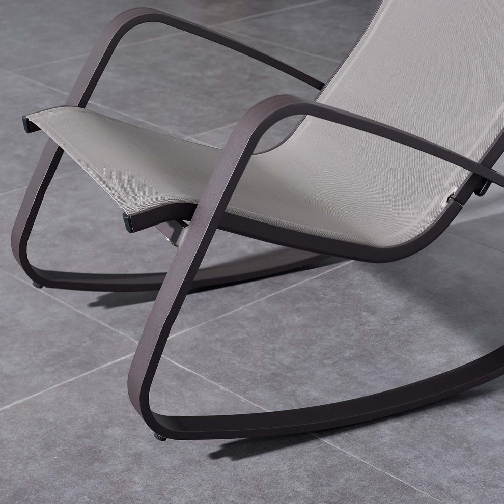 Modway Traveler Rocking Outdoor Patio Mesh Sling Lounge Chair - EEI-3027 | Outdoor Recliners & Lounge Chairs | Modishstore - 6