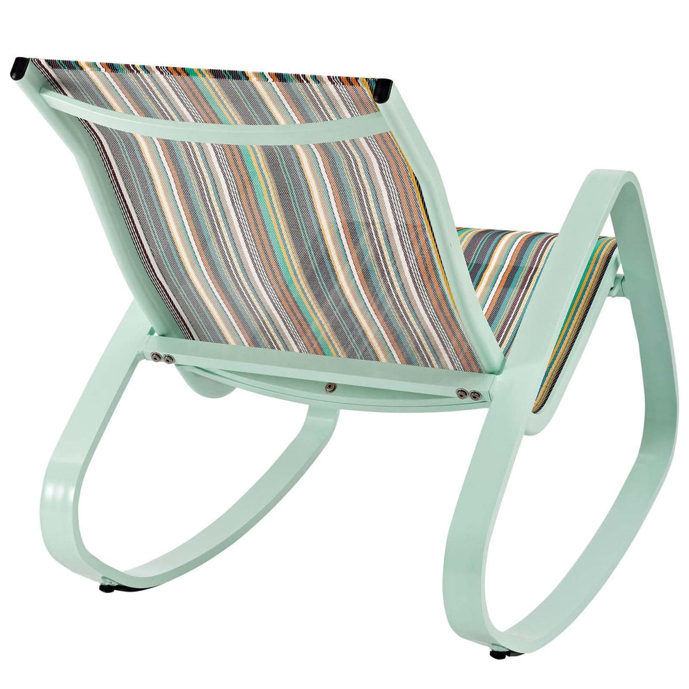 Modway Traveler Rocking Outdoor Patio Mesh Sling Lounge Chair - EEI-3027 | Outdoor Recliners & Lounge Chairs | Modishstore - 11
