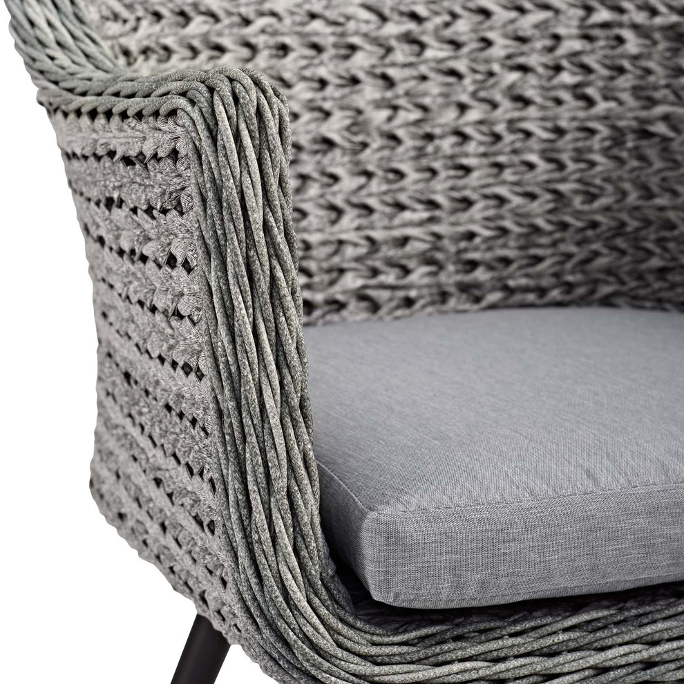Modway Endeavor Outdoor Patio Wicker Rattan Dining Armchair - EEI-3028 | Outdoor Chairs | Modishstore - 5