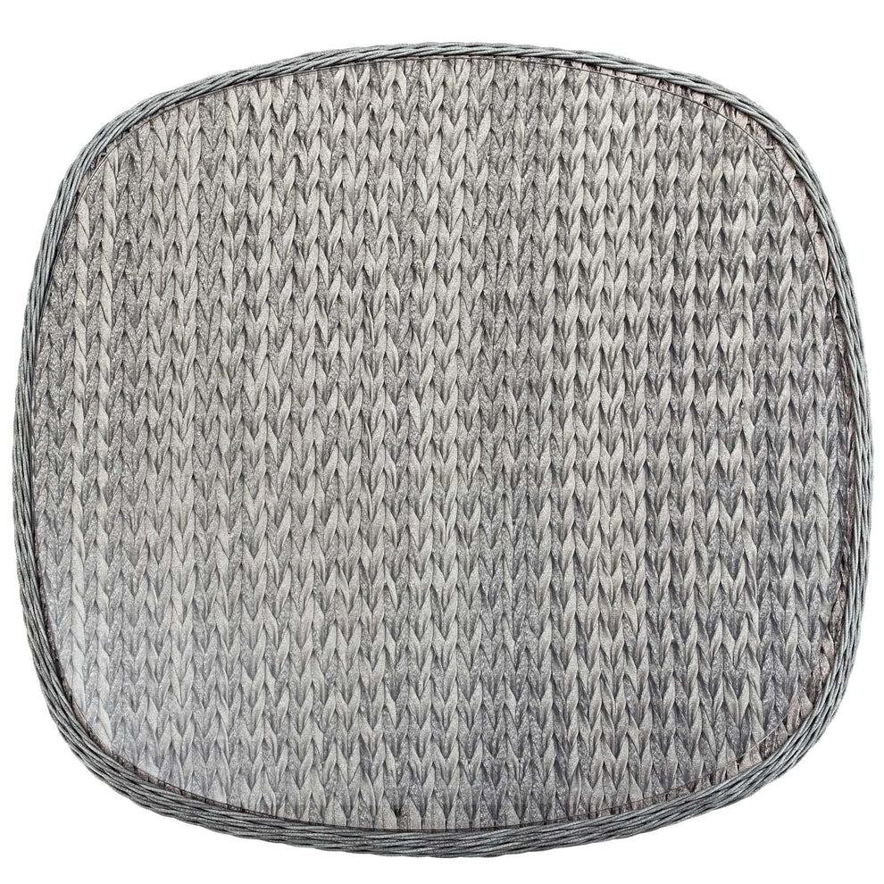 Modway Endeavor 36" Outdoor Patio Wicker Rattan Dining Table Gray - EEI-3029 | Dining Tables | Modishstore - 4