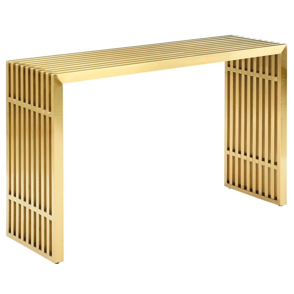 Modway Gridiron Stainless Steel Console Table - EEI-3036 | Console Tables | Modishstore - 2