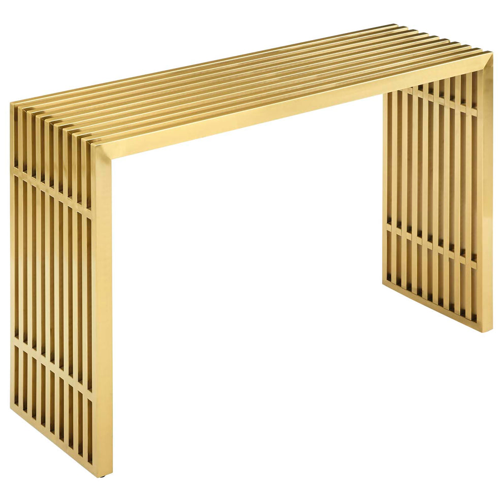 Modway Gridiron Stainless Steel Console Table - EEI-3036 | Console Tables | Modishstore - 5