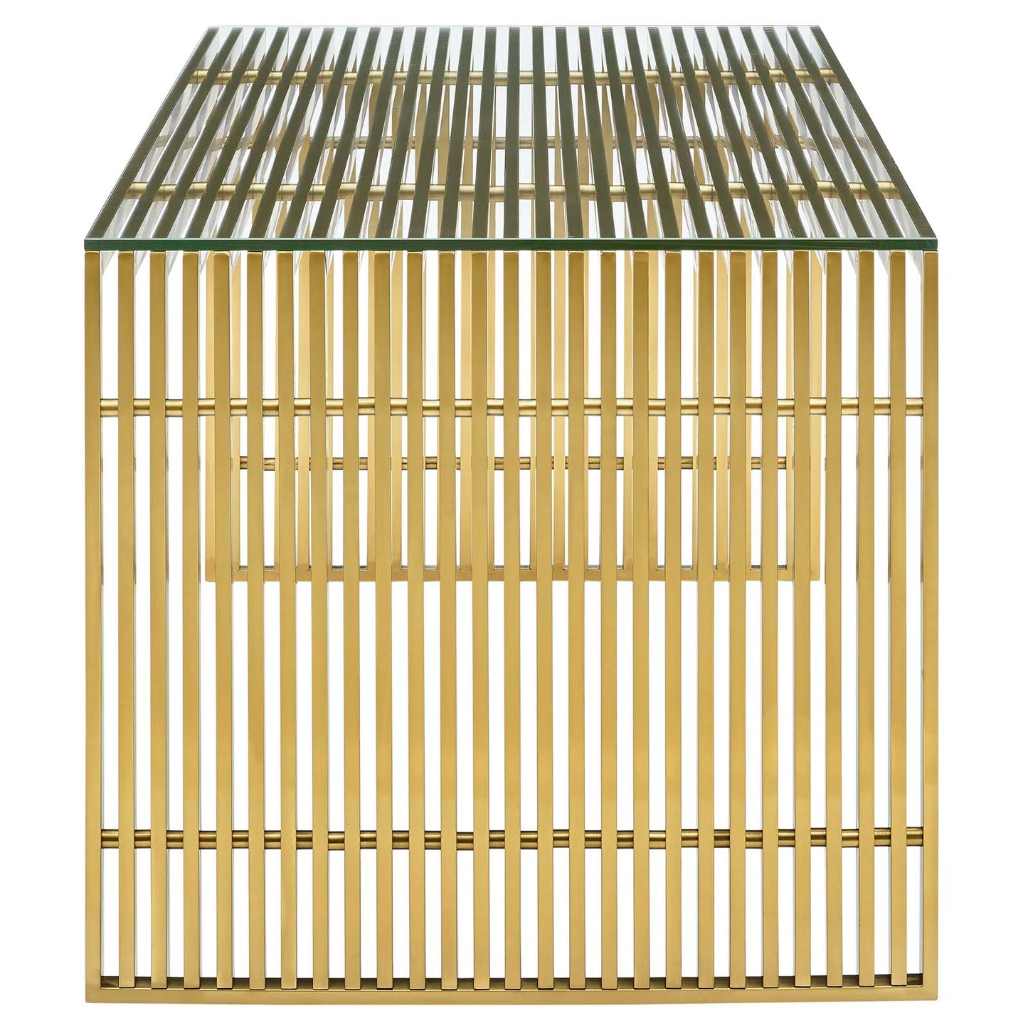 Gridiron Stainless Steel Dining Table By Modway - EEI-3038 | Dining Tables | Modishstore - 3